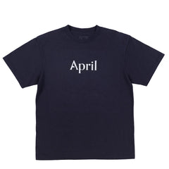 April 'OG Logo' Tee - Navy-1