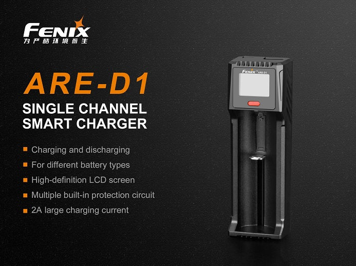Fenix ARE-D1 Single Bay Smart Battery Charger-2