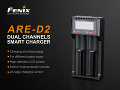Fenix ARE-D2 Dual Bay Smart Battery Charger-7