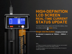 Fenix ARE-D2 Dual Bay Smart Battery Charger-11