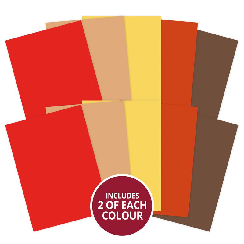 Adorable Scorable A4 Cardstock x 10 sheets - Earth Shades-1