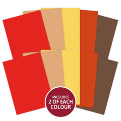 Adorable Scorable A4 Cardstock x 10 sheets - Earth Shades-1