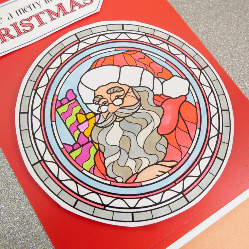 Stained Glass Christmas Adorable Scorable Selection-4