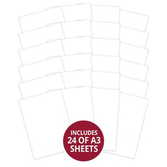 Adorable Scorable - A3 White Chalk x 24 sheets-1