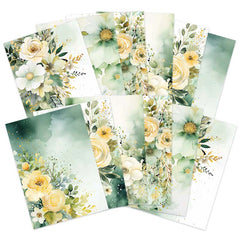 Adorable Scorable Designer Card Packs - Sage Blooms-1