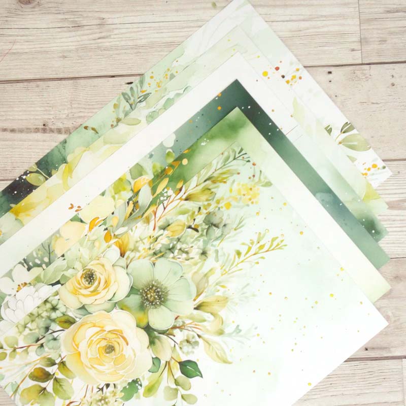 Adorable Scorable Designer Card Packs - Sage Blooms-2