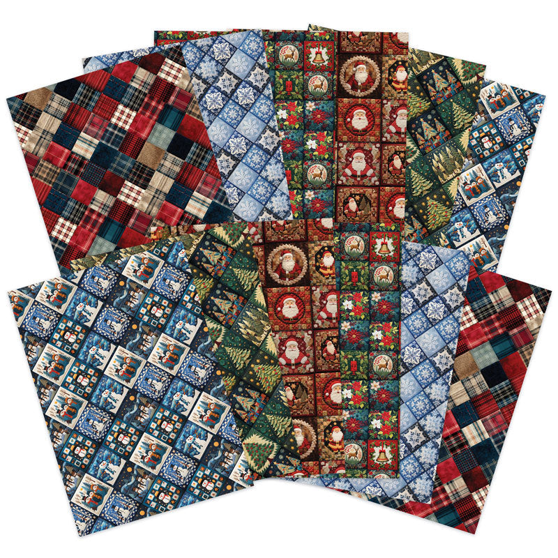 Adorable Scorable Designer Card Packs - Christmas Quilts-1