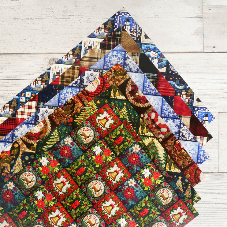 Adorable Scorable Designer Card Packs - Christmas Quilts-2
