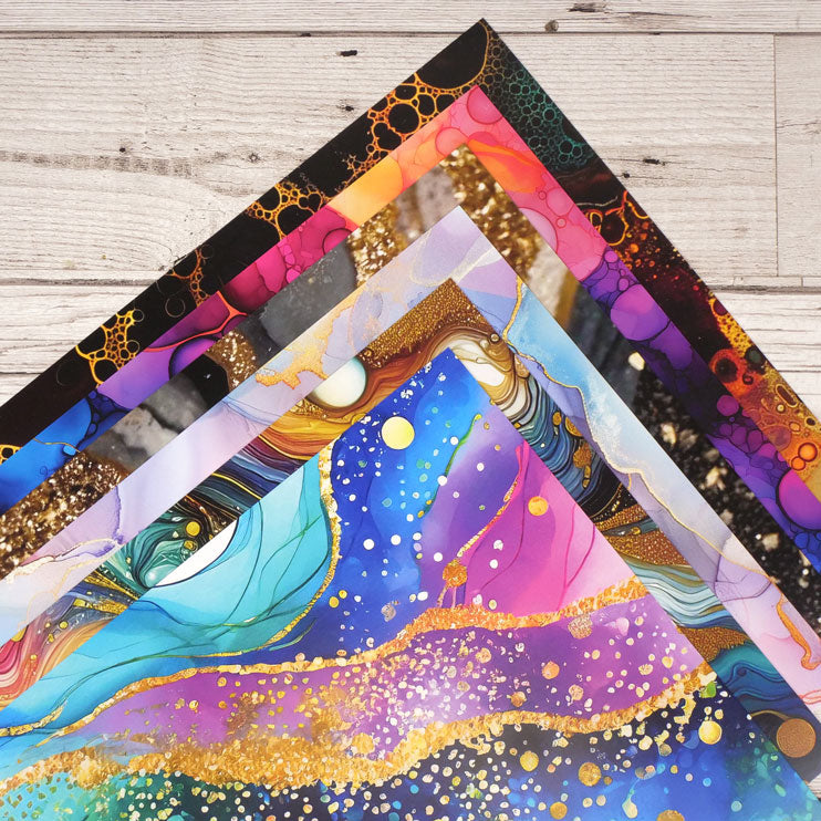 Adorable Scorable Designer Card Packs - Alcohol Inks-2