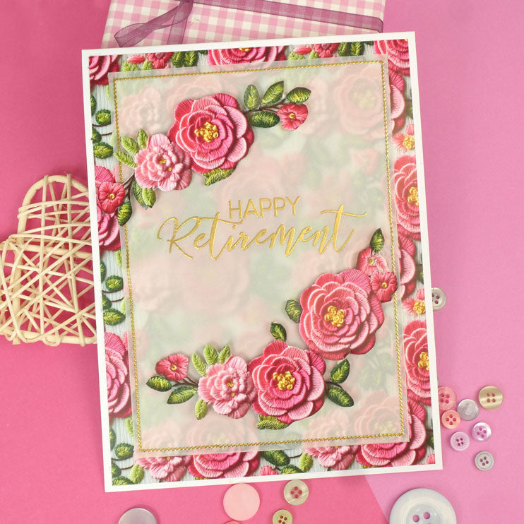 Adorable Scorable Designer Card Packs - Embroidered Blossoms-5