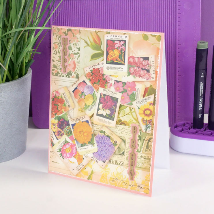 Adorable Scorable Designer Card Packs - Botanical Scrapbook-7