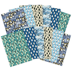 Adorables paquets de cartes à gratter pour designers - La parade des pingouins-1