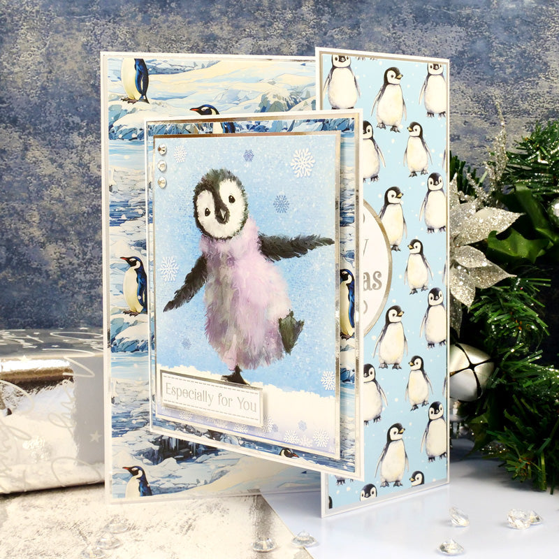 Adorables paquets de cartes à gratter pour designers - La parade des pingouins-3