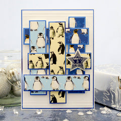 Adorables paquets de cartes à gratter pour designers - La parade des pingouins-5