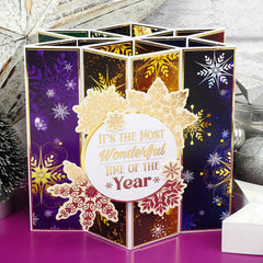 Découpe-moi ! Bloc de Cartes Déjouées - Joyeuses Fêtes Doré-5