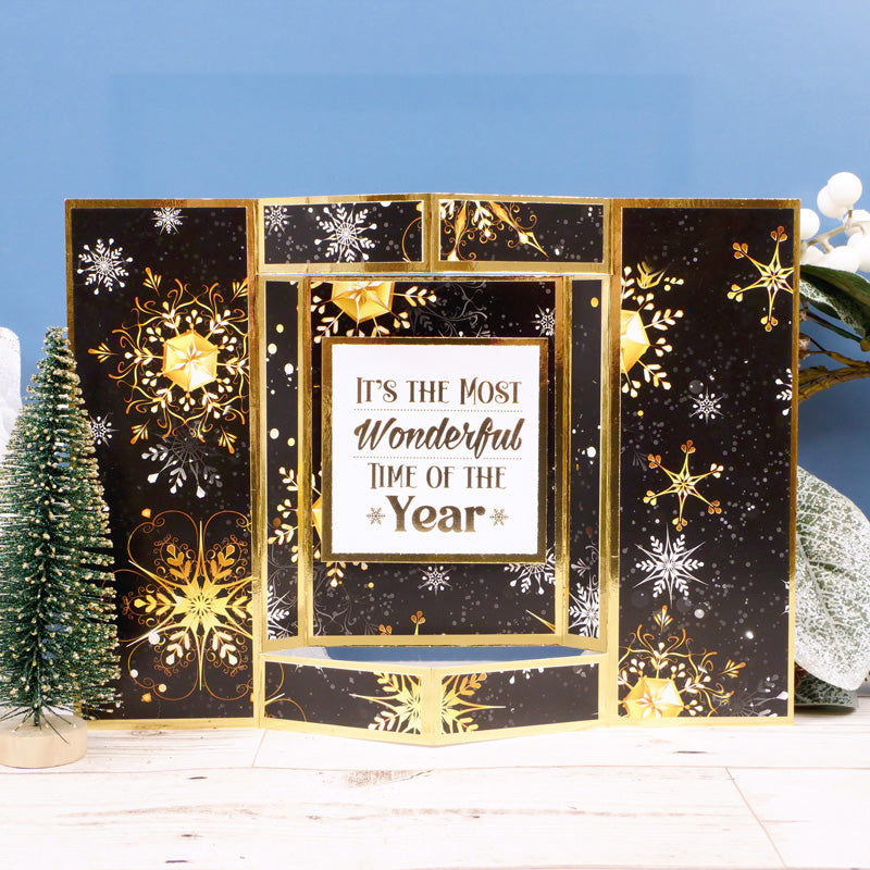 Packs de Cartes de Designer Adorable Scorable – Flocons Scintillants-3