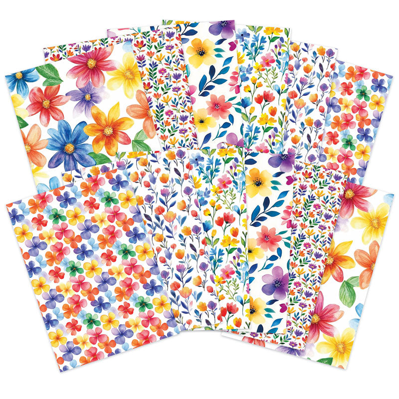 Adorable Scorable Designer Card Packs - Rainbow Florals-1