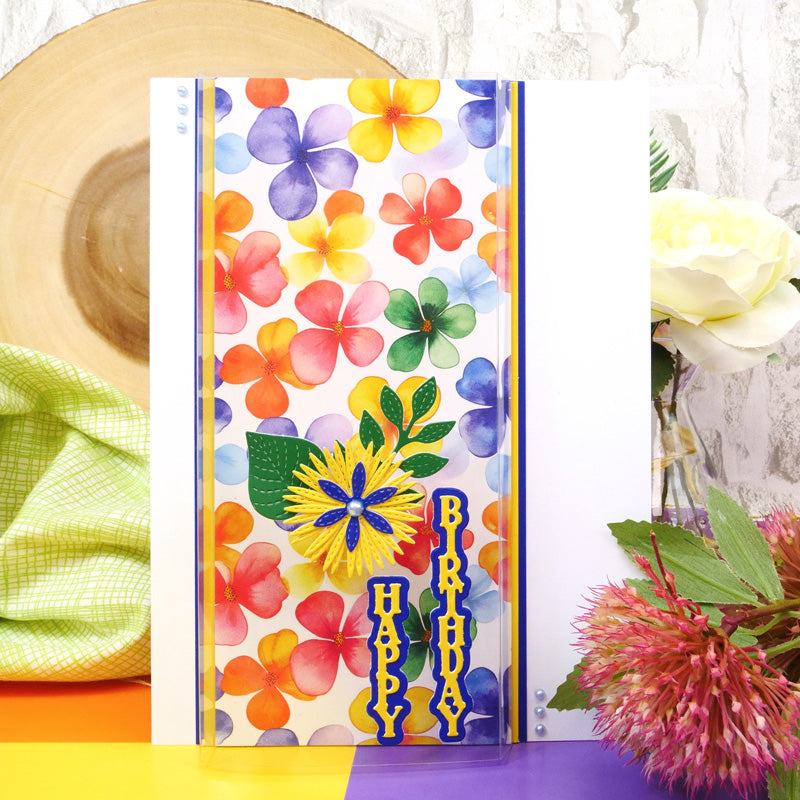 Adorable Scorable Designer Card Packs - Rainbow Florals-2