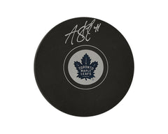 Anthony Stolarz Autographed Toronto Maple Leafs Autograph Model Puck-1