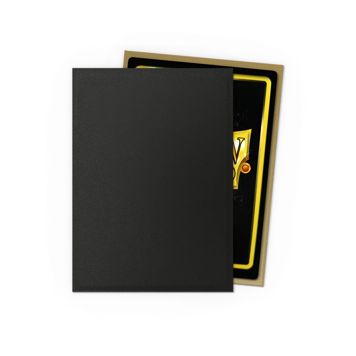 Dragon Shield Sleeves - Matte Standard (Black & Gold)-5