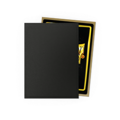 Dragon Shield Sleeves - Matte Standard (Black & Gold)-5