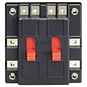 Atlas Twin Connector Two DPDT Switches In Parallel