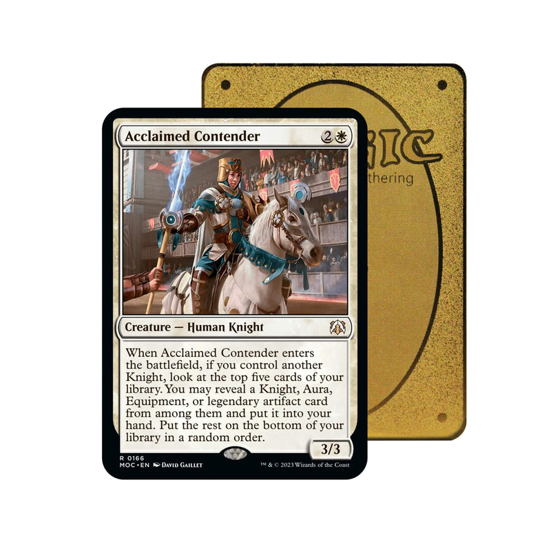 Acclaimed Contender Metal Orica Card-1