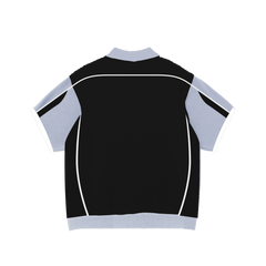 Jacker 'Ace' Knit Polo - Black-2