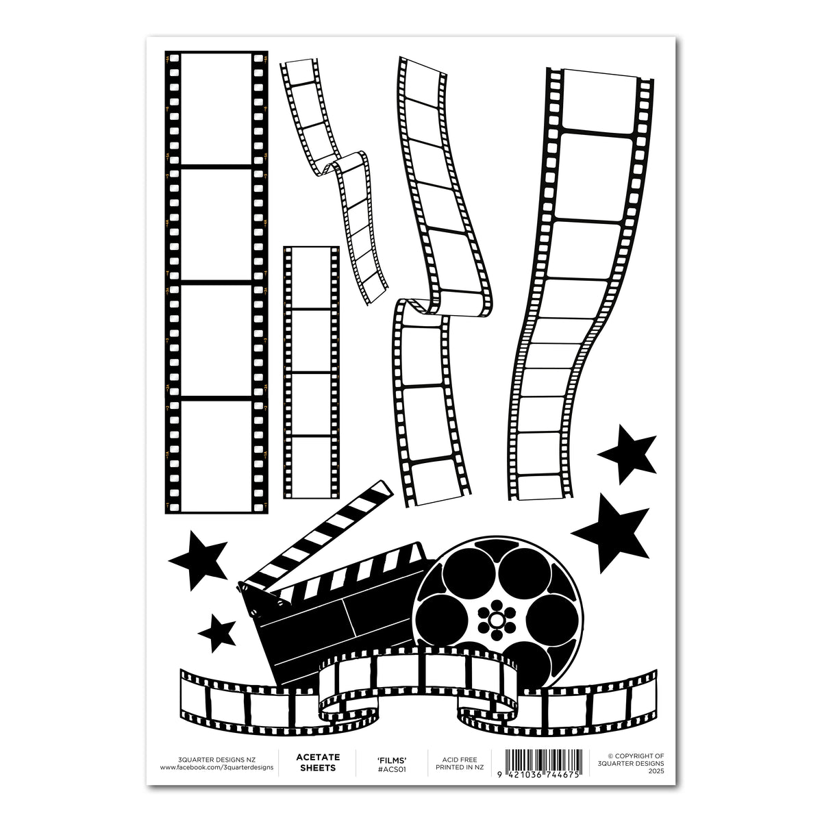 3Quarter Designs A4 Acetate - Films-1