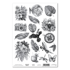 3Quarter Designs A4 Acetate - Tropic-1