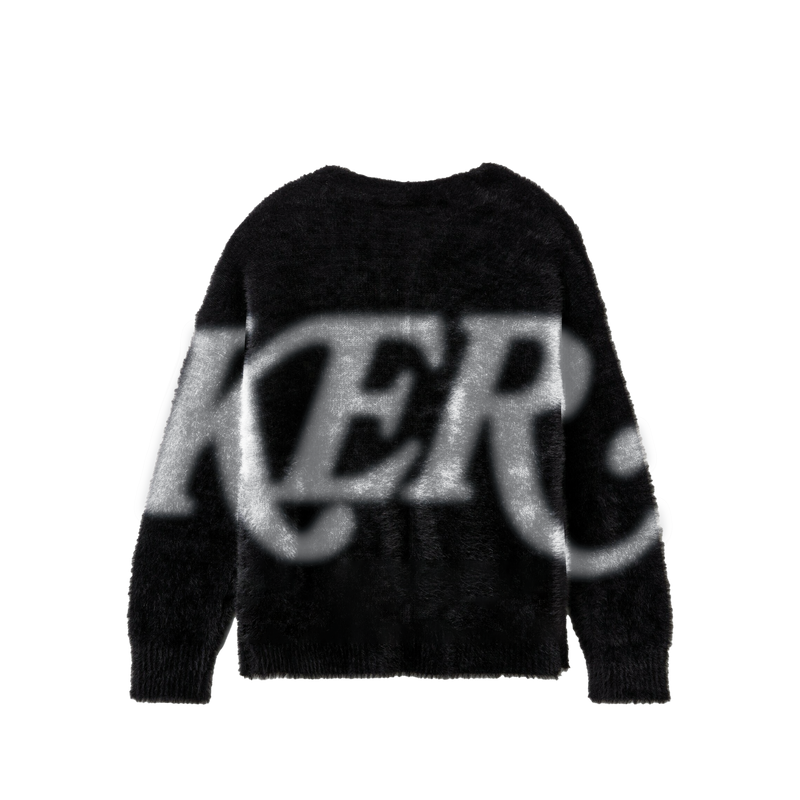 Jacker 'Mohair ADS' Cardigan - Black-2