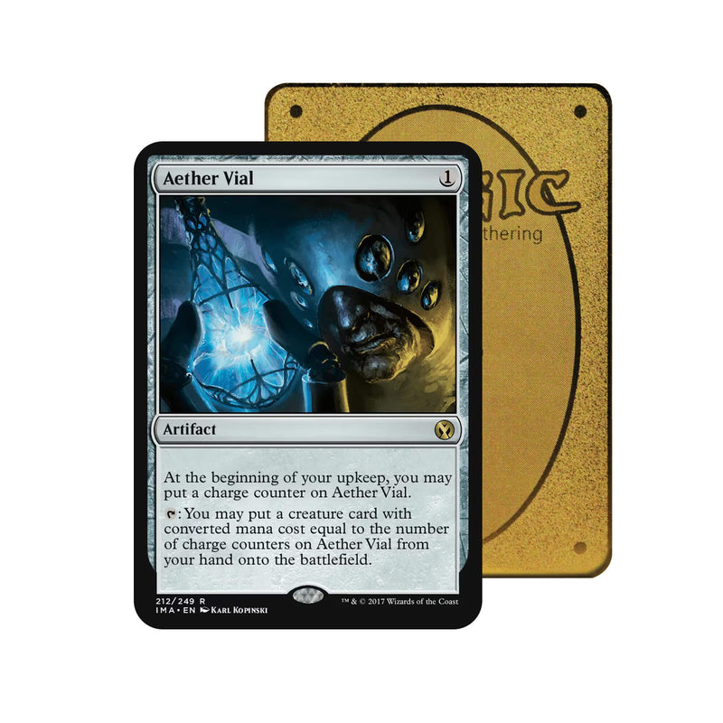 Aether Vial Metal Orica Card-1