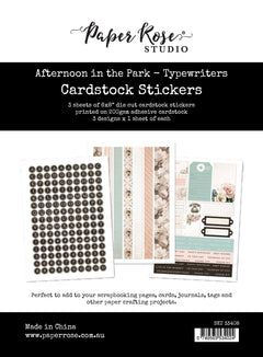 Afternoon in the Park Cardstock Stickers - Typewriters 33408-1