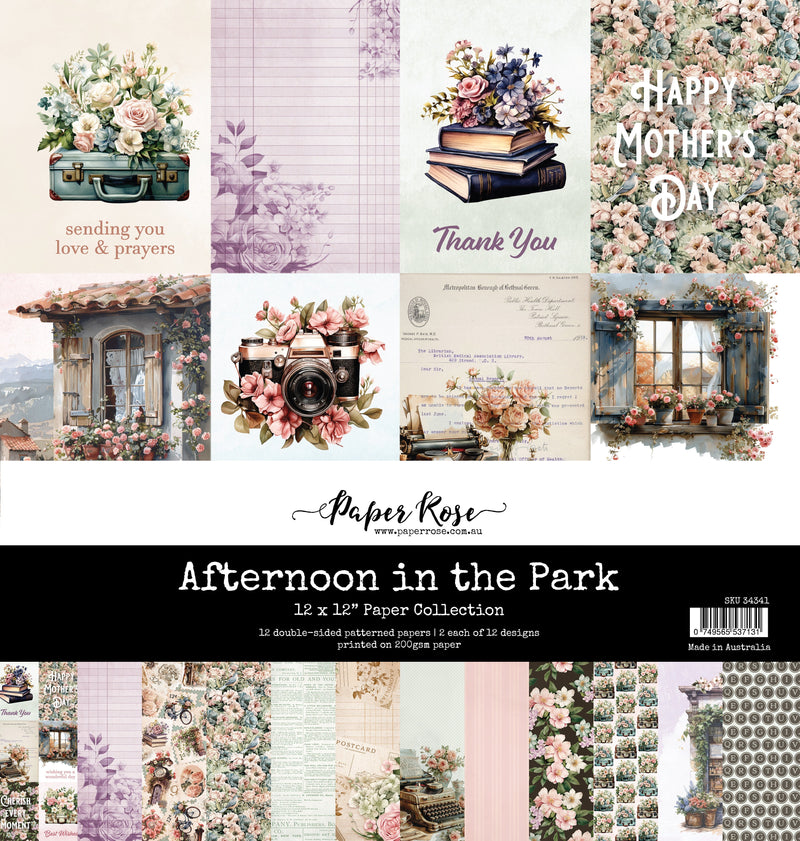 Afternoon in the Park 12x12 Paper Collection 34341-1