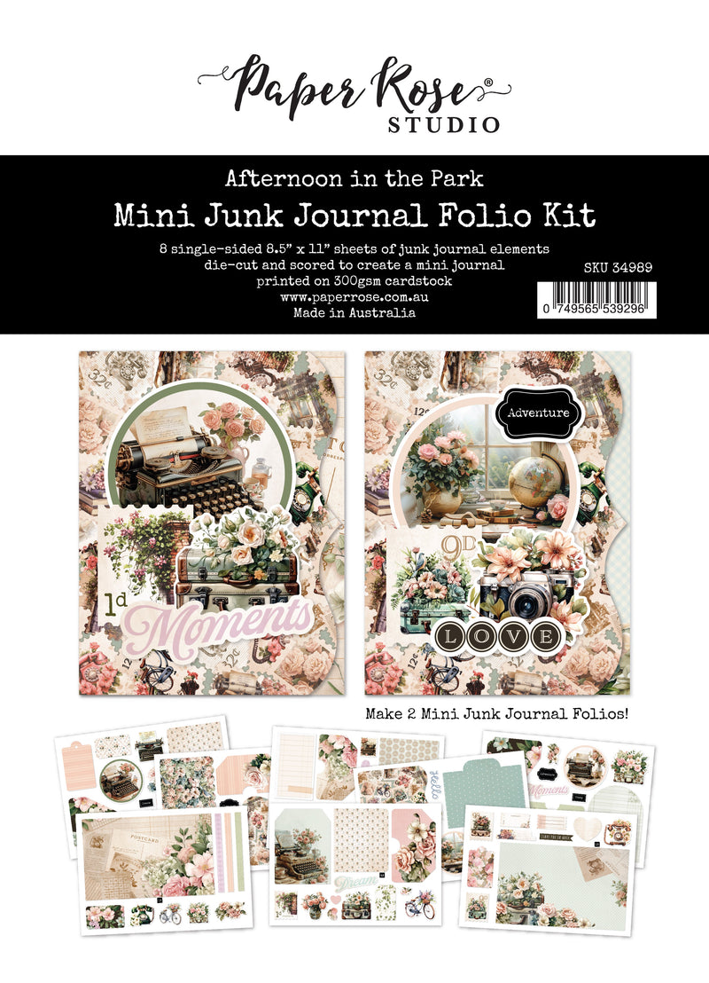 Kit de Mini-Journal de Bricolage "Après-midi au Parc" 8,5" x 11" 34989-1