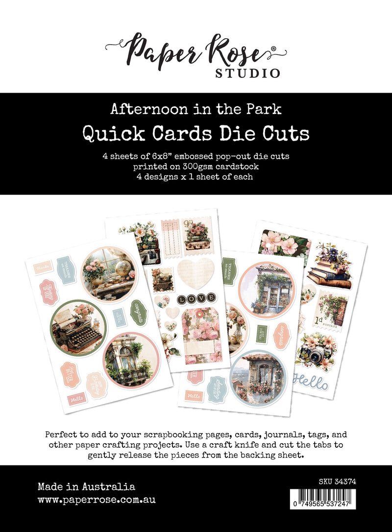 Afternoon in the Park Quick Card Die Cuts 34374-1