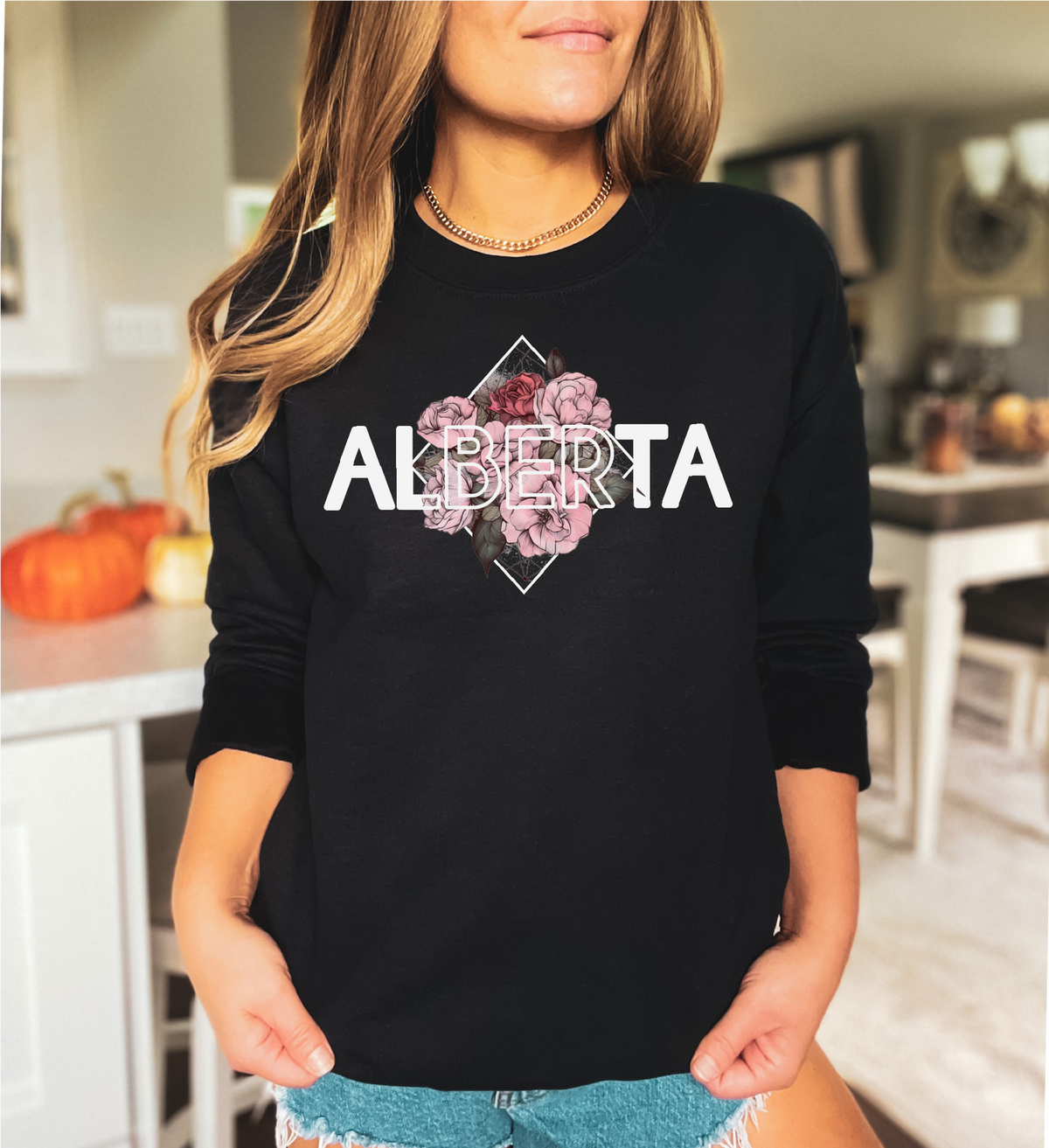 Alberta Diamond Unisex Crewneck | Alberta Apparel-2