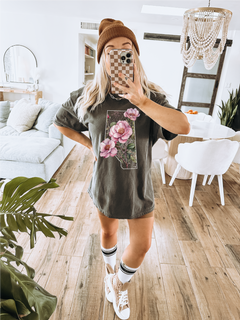 Wild Rose Province Unisex T-shirt | Alberta Apparel-1