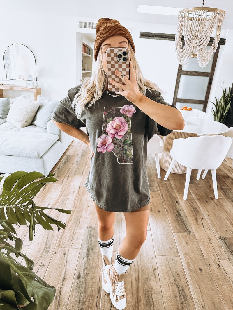 Wild Rose Province Unisex T-shirt | Alberta Apparel-1