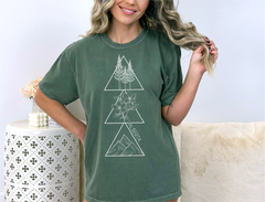 Geometric Alberta Unisex T-shirt | Prairie Clothing-4