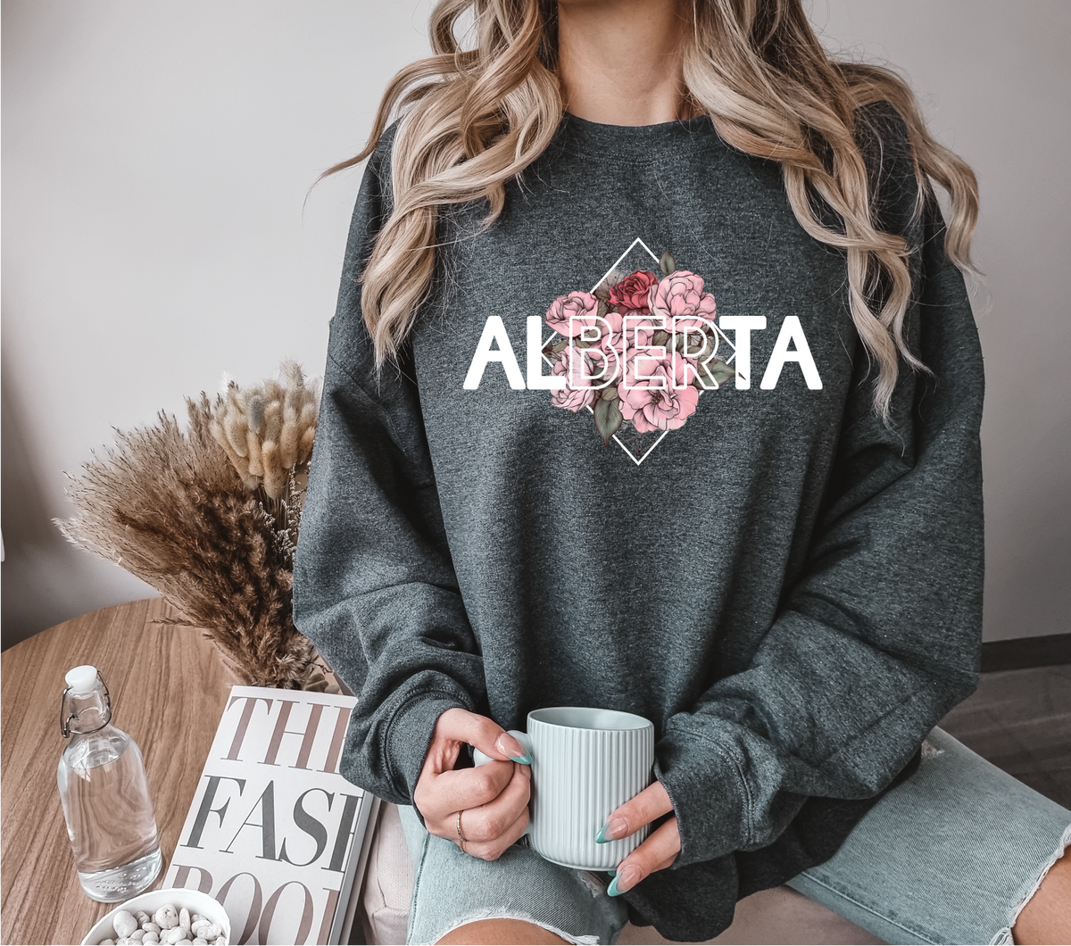 Alberta Diamond Unisex Crewneck | Alberta Apparel-3