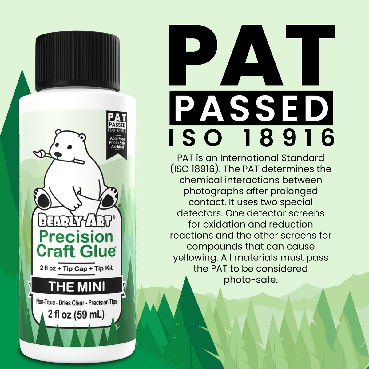 Bearly Art Precision Craft Glue - THE MINI-4
