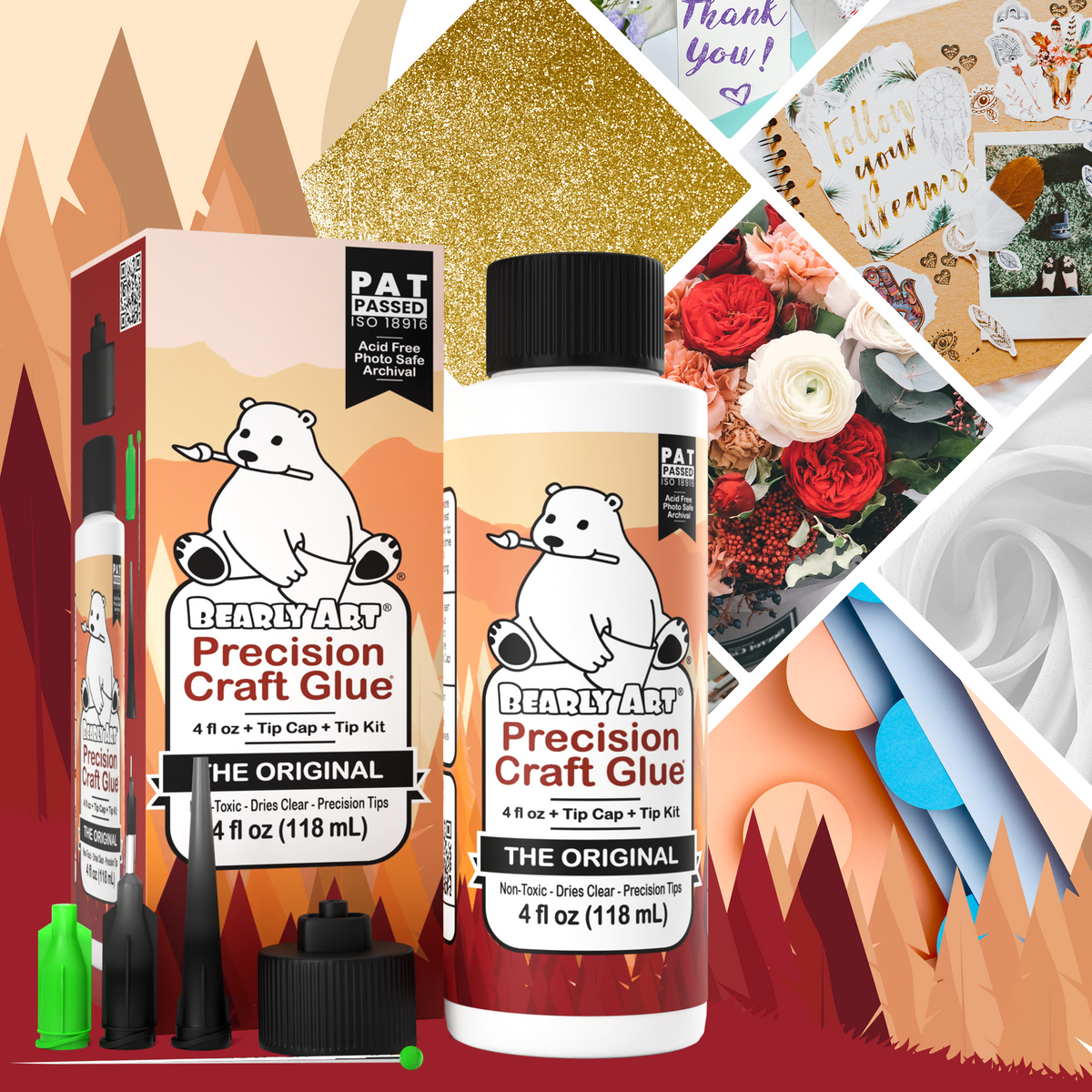 Bearly Art Precision Craft Glue - THE ORIGINAL-5