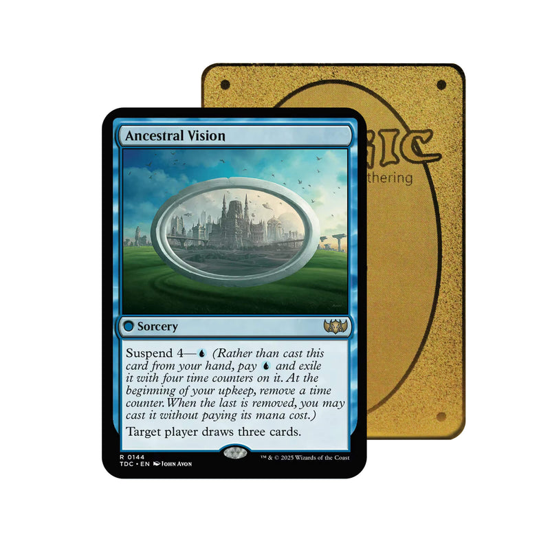Ancestral Vision Metal Orica Card-1
