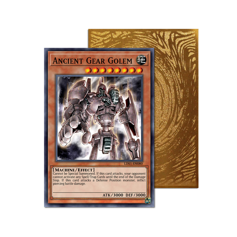Ancient Gear Golem Metal Orica Card-1