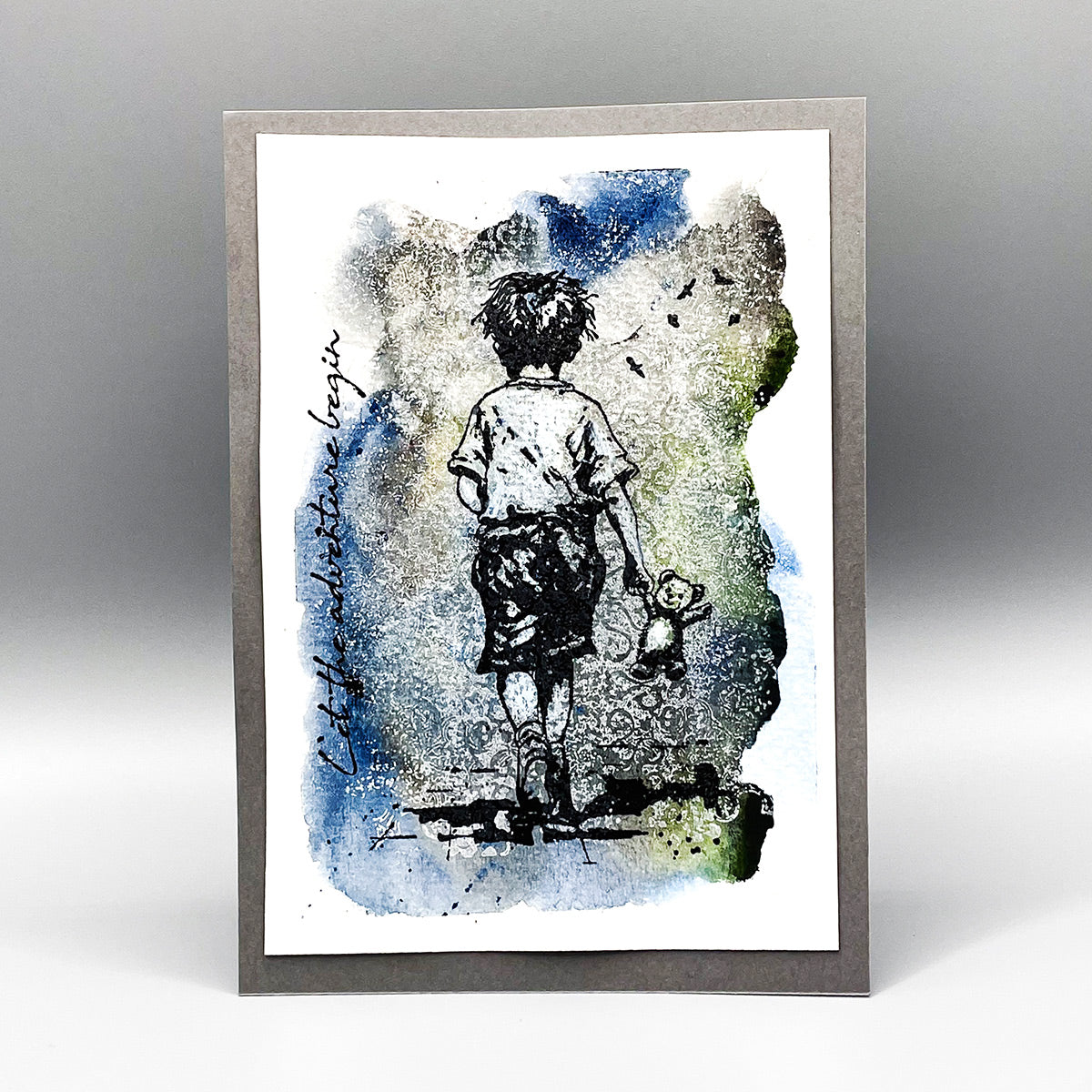Let The Adventure Begin Pre Cut Rubber Stamp Set by Andy Skinner-3