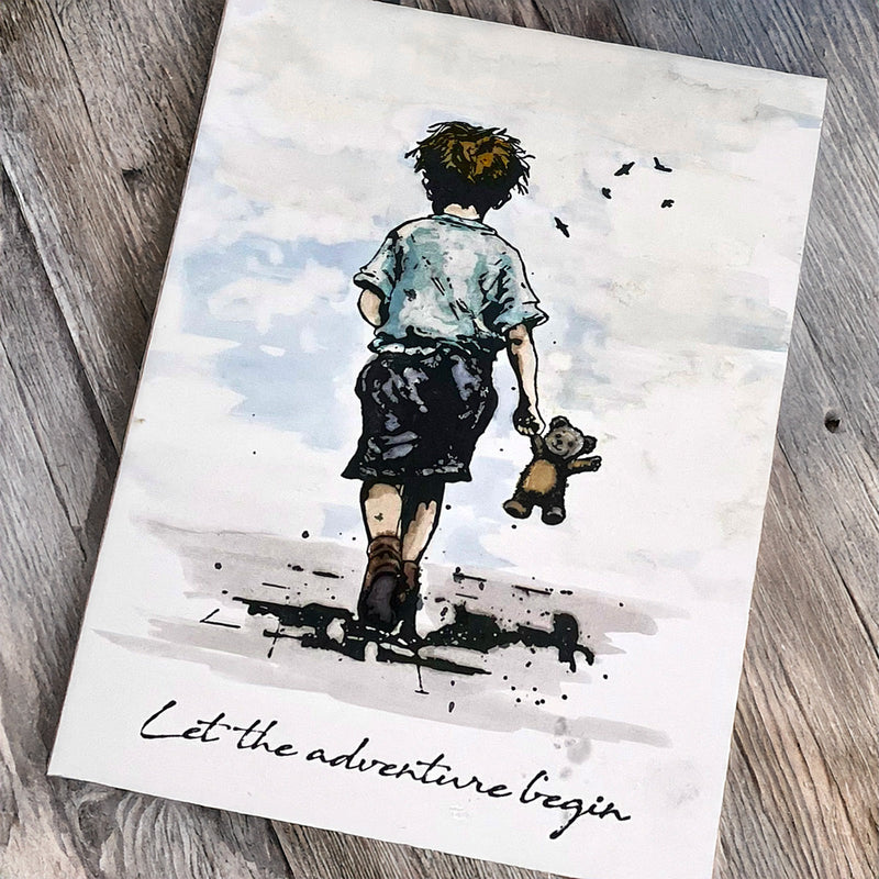 Let The Adventure Begin Pre Cut Rubber Stamp Set by Andy Skinner-6