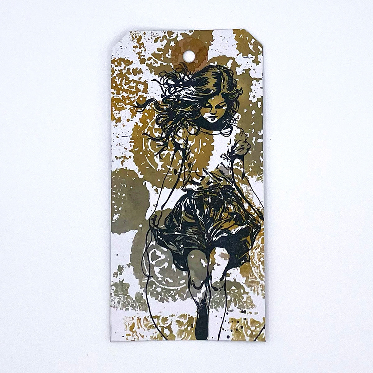 Distressed Mandala Pre Cut Rubber Stamp by Andy Skinner-3