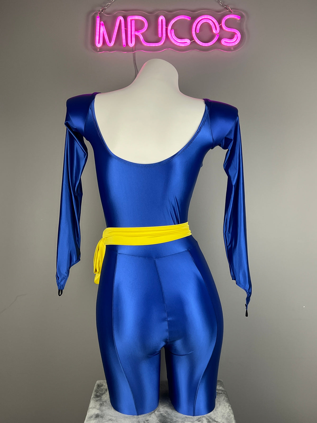 Anime Cat's Eye Cosplay Costume Spandex Full Bodysuit Jumpsuit-16