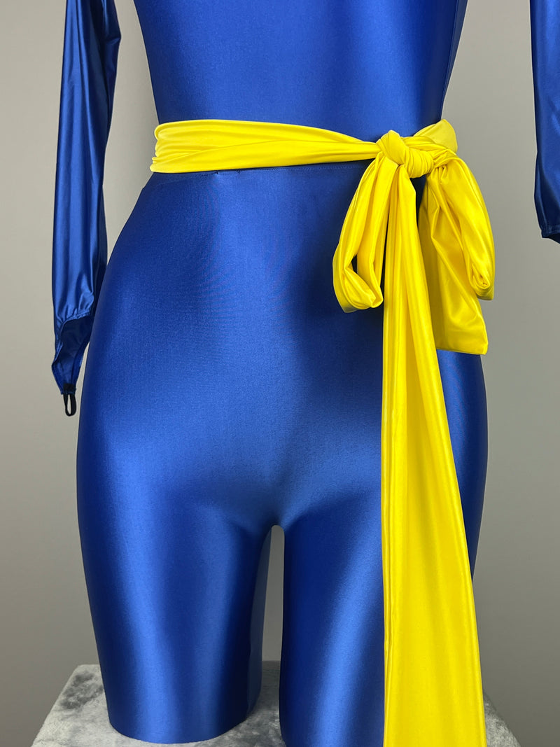 Anime Cat's Eye Cosplay Costume Spandex Full Bodysuit Jumpsuit-18